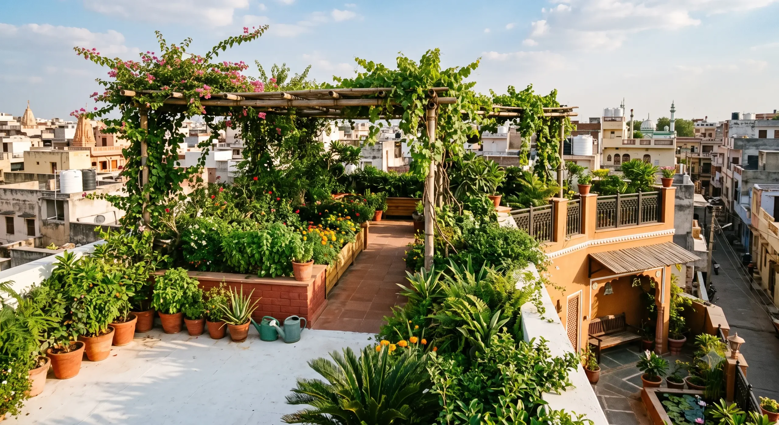 A Rooftop That Stays Cool Naturally
